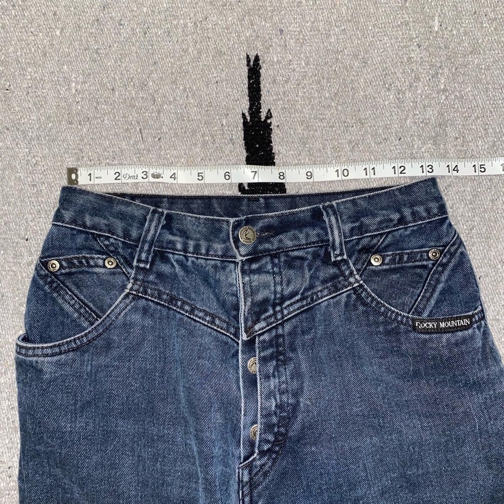 Button Fly, Vintage Rocky Mountain Jeans